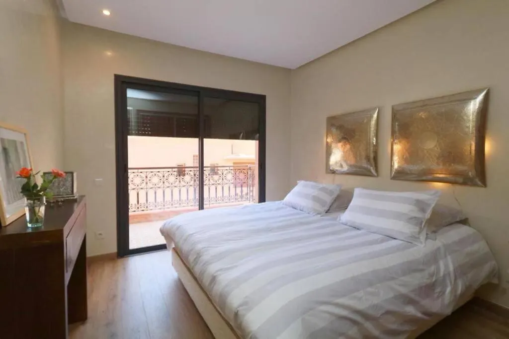 App. Traversant Au Gueliz + Piscine Sur Le Toit Marrakesh